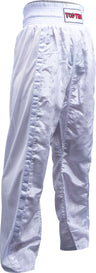 TOP TEN Kickboxing pants “Mesh” for Kids XXS = blackblack White - White 160 cm S at Bytomic Trade and Wholesale
