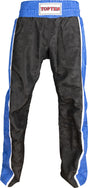 TOP TEN Kickboxing pants “Stripes” Black - Blue 130 cm at Bytomic Trade and Wholesale