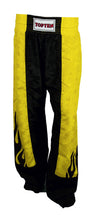 TOP TEN Kickboxing pants “Flame” = blackyellow Black - Yellow 160 cm S at Bytomic Trade and Wholesale
