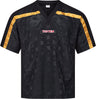 TOP TEN TShirt for kickboxing “Mesh” blackblack with WAKO label Black - Gold 130 cm 130 at Bytomic Trade and Wholesale