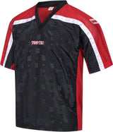 TOP TEN TShirt for kickboxing “Mesh” blackblack with WAKO label at Bytomic Trade and Wholesale