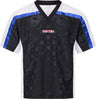 TOP TEN TShirt for kickboxing “Mesh” blackblack with WAKO label Black - White 130 cm 130 at Bytomic Trade and Wholesale