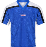 TOP TEN TShirt for kickboxing “Mesh” blackblack with WAKO label Blue - White 120 cm 120 at Bytomic Trade and Wholesale