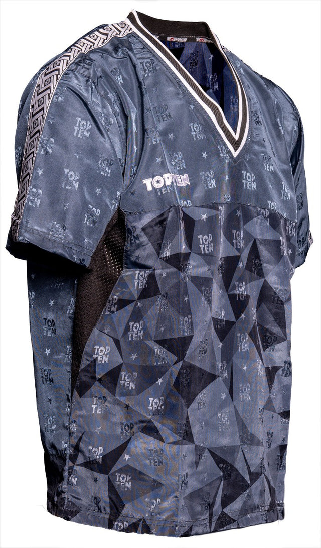 TOP TEN TShirt VNeck for kickboxing “Prism” Black 130 cm 130 at Bytomic Trade and Wholesale