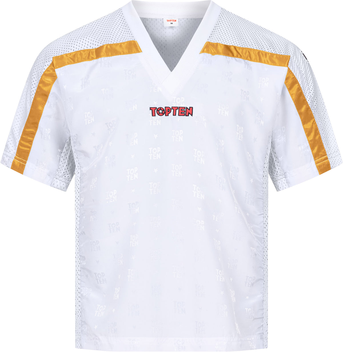 TOP TEN  TShirt for kickboxing “Mesh”  blackblack   with WAKO label