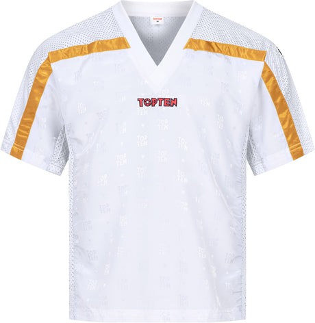 TOP TEN  TShirt for kickboxing “Mesh”  blackblack   with WAKO label