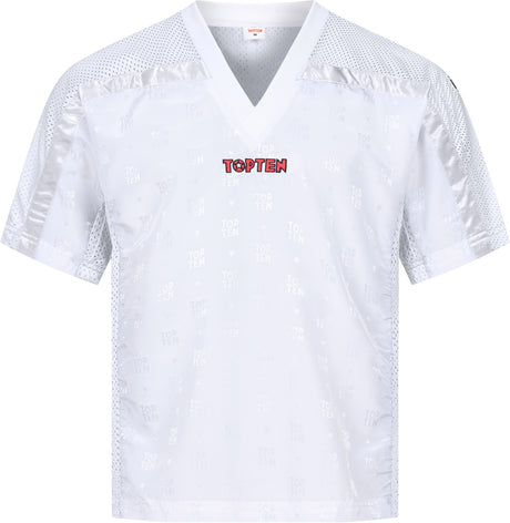 TOP TEN  TShirt for kickboxing “Mesh”  blackblack   with WAKO label