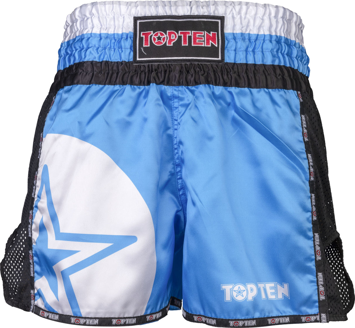 TOP TEN ThaiboxShorts “STAR” Blue XL at Bytomic Trade and Wholesale
