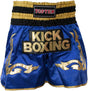 TOP TEN Kickboxing shorts “WAKO Kickboxing” = Blue 160 cm S at Bytomic Trade and Wholesale
