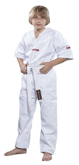 TOP TEN Kickboxing uniform “Classic” = White 110 cm 110 at Bytomic Trade and Wholesale