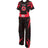 TOP TEN Kickboxing uniform “Future” = blackgray Black - Red 130 cm 130 at Bytomic Trade and Wholesale