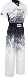 TOP TEN Kickboxing uniform “Grafic” blueblack White - Black XL at Bytomic Trade and Wholesale