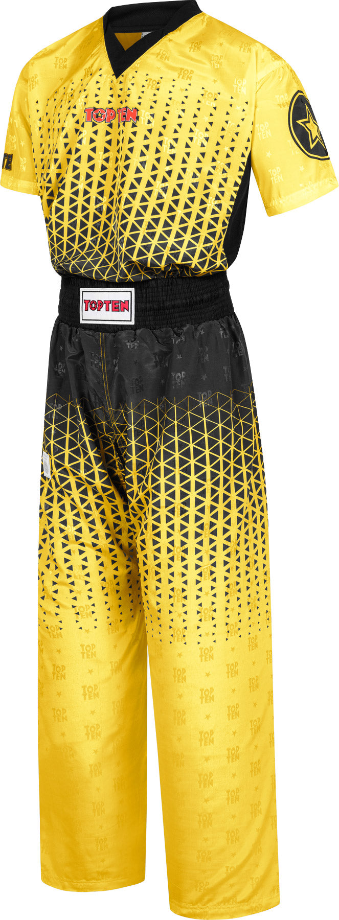 TOP TEN Kickboxing uniform “Grafic” blueblack at Bytomic Trade and Wholesale