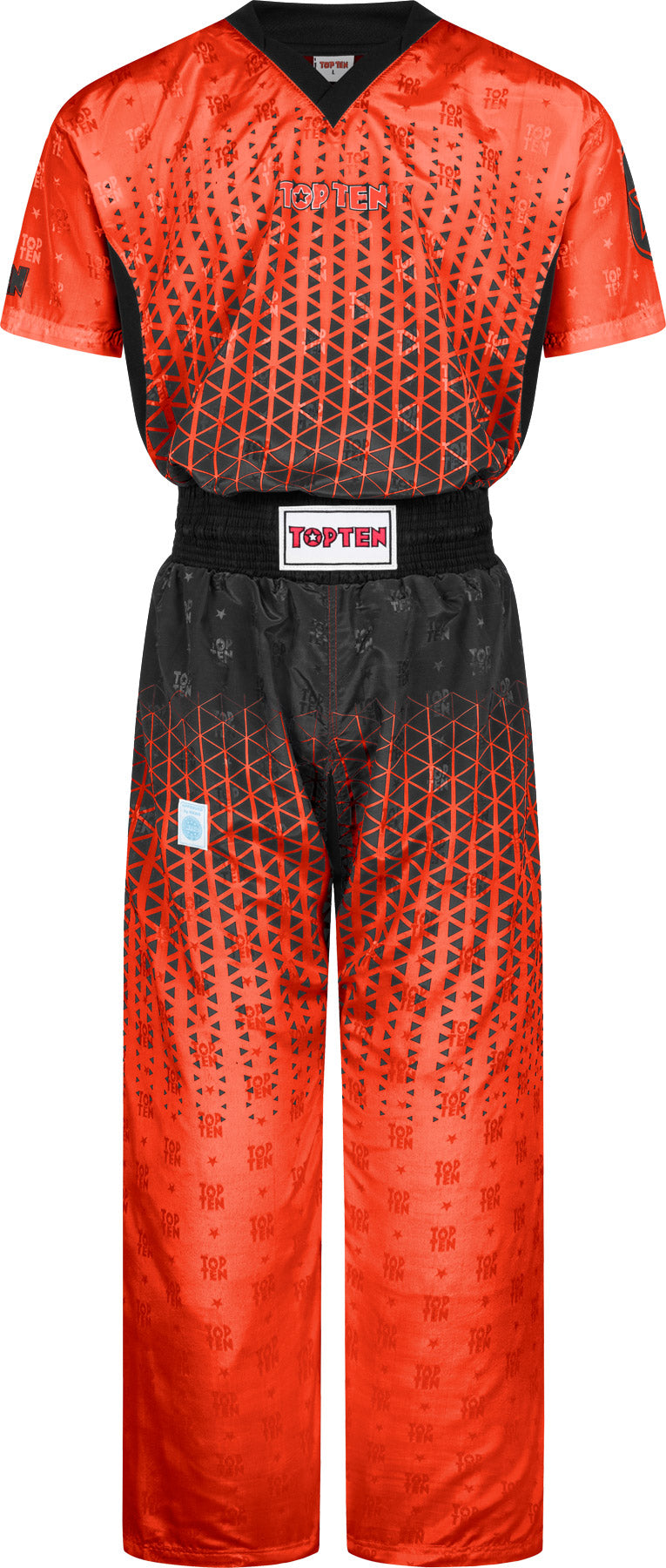 TOP TEN Kickboxing uniform “Grafic” blueblack at Bytomic Trade and Wholesale