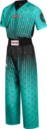 TOP TEN Kickboxing uniform “Grafic” blueblack at Bytomic Trade and Wholesale