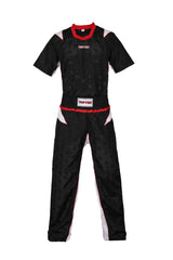 TOP TEN Kickboxing uniform “TTM” = blackgold Black - White 130 cm 130 at Bytomic Trade and Wholesale