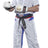 TOP TEN Kickboxing uniform “TTM” = blackgold White - Blue 130 cm 130 at Bytomic Trade and Wholesale