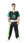 TOP TEN Kickboxing uniform “Star” = blackgreen Black - Green 140 cm 140 at Bytomic Trade and Wholesale