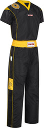 TOP TEN Kickboxing uniform “Star Edition” = blackgold Black - Gold 130 cm 130 at Bytomic Trade and Wholesale