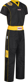 TOP TEN Kickboxing uniform “Star Edition” = blackgold Black - Gold 130 cm 130 at Bytomic Trade and Wholesale