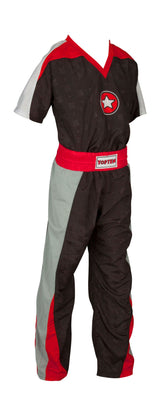 TOP TEN Kickboxing uniform “Star” = blackgreen Black - Red 130 cm 130 at Bytomic Trade and Wholesale