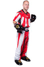 TOP TEN Kickboxing uniform “Sunrise” = redwhite Red - White 180 cm L at Bytomic Trade and Wholesale