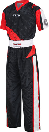 TOP TEN Kickboxing uniform “Urban Arts” blackred at Bytomic Trade and Wholesale