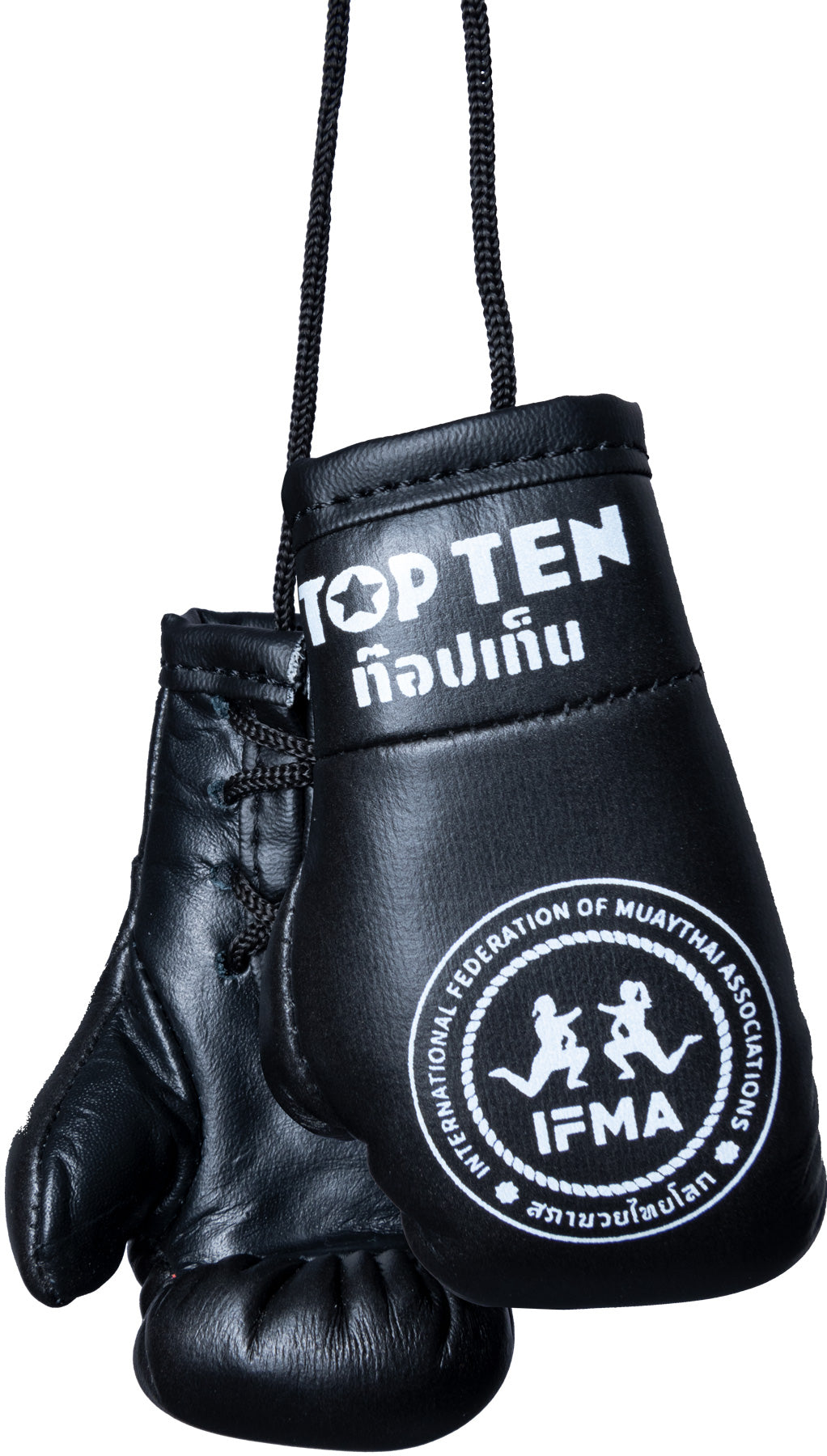 TOP TEN Mini boxing gloves “IFMA” Black at Bytomic Trade and Wholesale