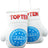 TOP TEN Mini boxing gloves “WAKO” White at Bytomic Trade and Wholesale