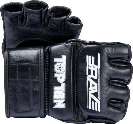 TOP TEN MMA MMA competition gloves “BRAVE” Black XL at Bytomic Trade and Wholesale
