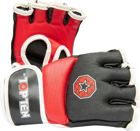 TOP TEN MMA MMA gloves redblack Red - Black S at Bytomic Trade and Wholesale