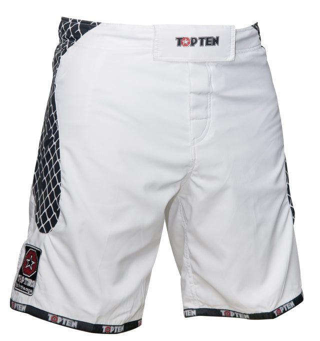 TOP TEN MMA MMAShorts “Cage” = whiteblack White - Black 190 cm XL at Bytomic Trade and Wholesale
