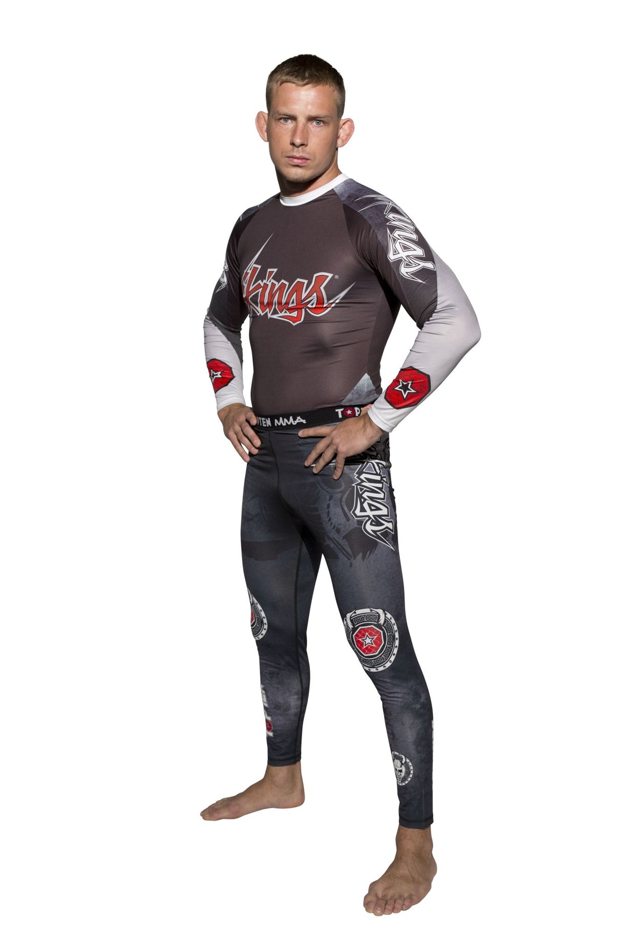 TOP TEN MMA Rash Guard “Vikings” long sleeve at Bytomic Trade and Wholesale