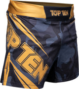 TOP TEN MMA MMA Shorts “Black Force” Camouflage blackblack Black - Black S at Bytomic Trade and Wholesale