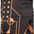 TOP TEN MMA MMAShorts “BRAVE” blackgold Black - Gold XL at Bytomic Trade and Wholesale