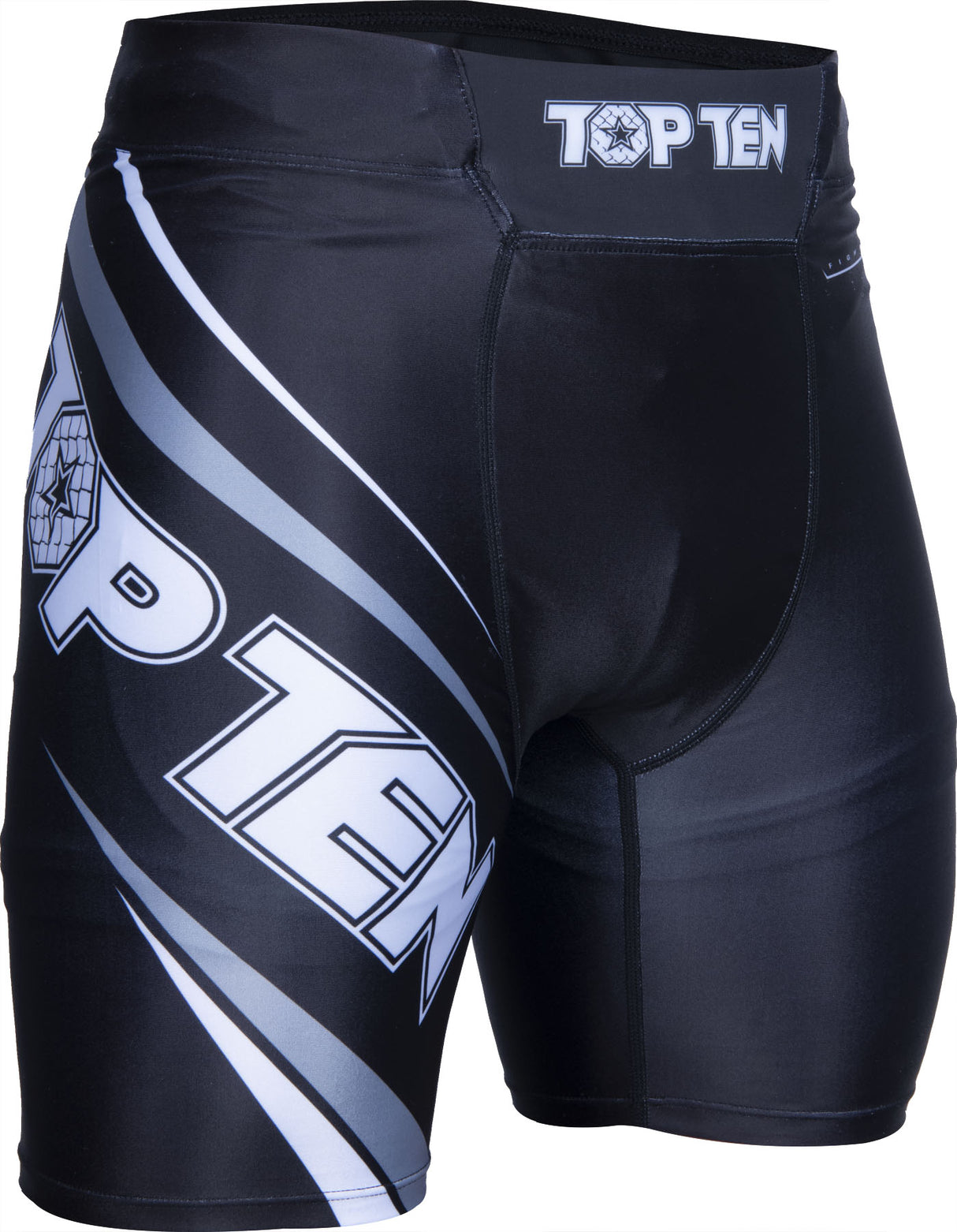 TOP TEN MMA MMA Vale Tudo Short Tights “Fight Team” Black XL at Bytomic Trade and Wholesale