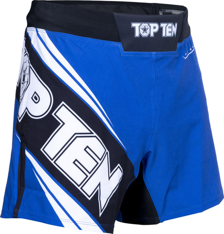 TOP TEN MMA MMAShorts “Fight Team” Blue M at Bytomic Trade and Wholesale