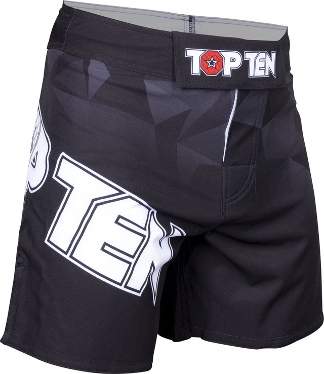 TOP TEN MMA MMAShorts “PRISM” Black 190 cm XL at Bytomic Trade and Wholesale