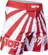 TOP TEN MMA MMAShorts “Samurai” = whitered White - Red 160 cm S at Bytomic Trade and Wholesale