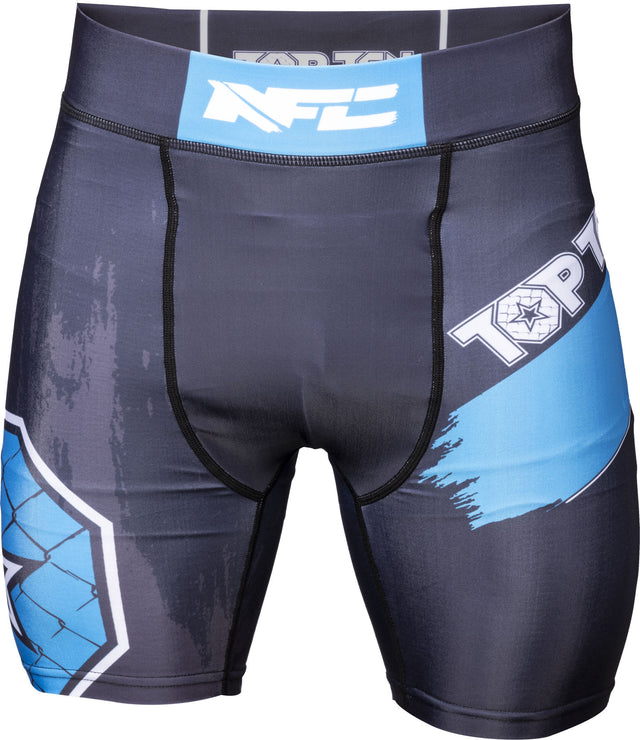 TOP TEN MMA Short tights “NFC Fight Night” blackblue Black - Blue S at Bytomic Trade and Wholesale