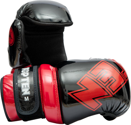 TOP TEN Pointfighter “Glossy Block” blackred Black - Red S at Bytomic Trade and Wholesale