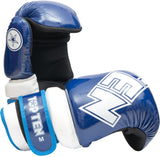 TOP TEN Pointfighter “Glossy Block” blackred Blue - White S at Bytomic Trade and Wholesale