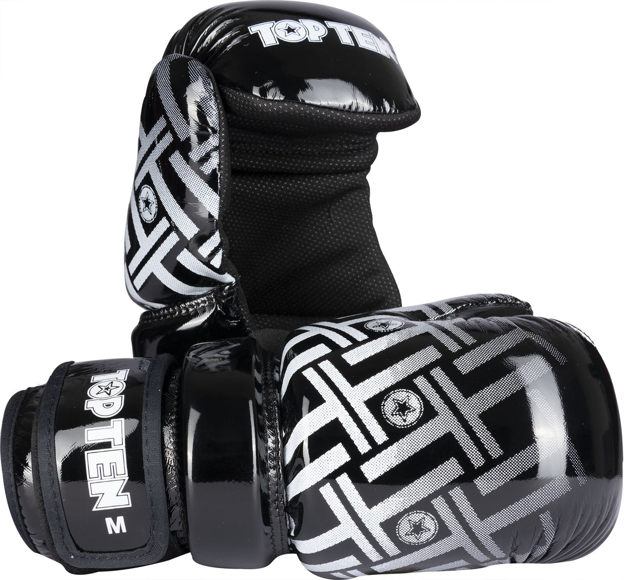 TOP TEN Pointfighter “Glossy Block PRISM” Black XS at Bytomic Trade and Wholesale