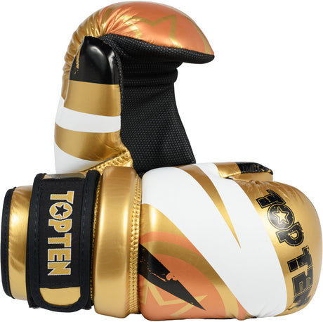TOP TEN pointfighter “Urban Arts” blackred Gold - White M at Bytomic Trade and Wholesale