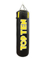 TOP TEN Punching bag Heavy Bag “TOP TEN” (filled) blackred Black - Yellow 120 cm at Bytomic Trade and Wholesale
