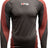 TOP TEN MMA Rash Guard “Budo” long sleeve blackgold Black - Red XL at Bytomic Trade and Wholesale