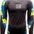 TOP TEN MMA Rash Guard “Jungle” long sleeve blueyellow Blue - Yellow S at Bytomic Trade and Wholesale
