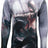 TOP TEN MMA Rash Guard with motif “Warrior” long sleeve blackpurple Black - Purple XL at Bytomic Trade and Wholesale