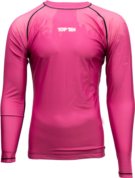 TOP TEN MMA Rash Guard “Power Ink” Pink L at Bytomic Trade and Wholesale