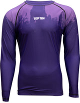 TOP TEN MMA Rash Guard “Power Ink” Purple L at Bytomic Trade and Wholesale